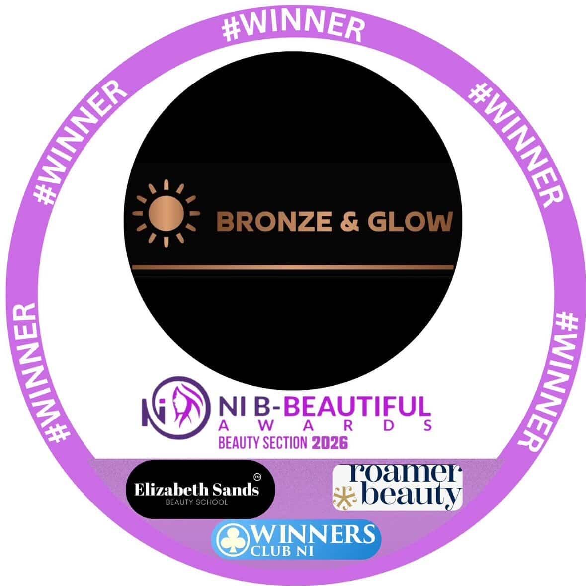 Winner — Best Spray Tan in Northern Ireland 2026, NI B-Beautiful Awards